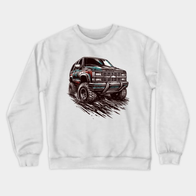 Chevrolet Astro Crewneck Sweatshirt by Vehicles-Art